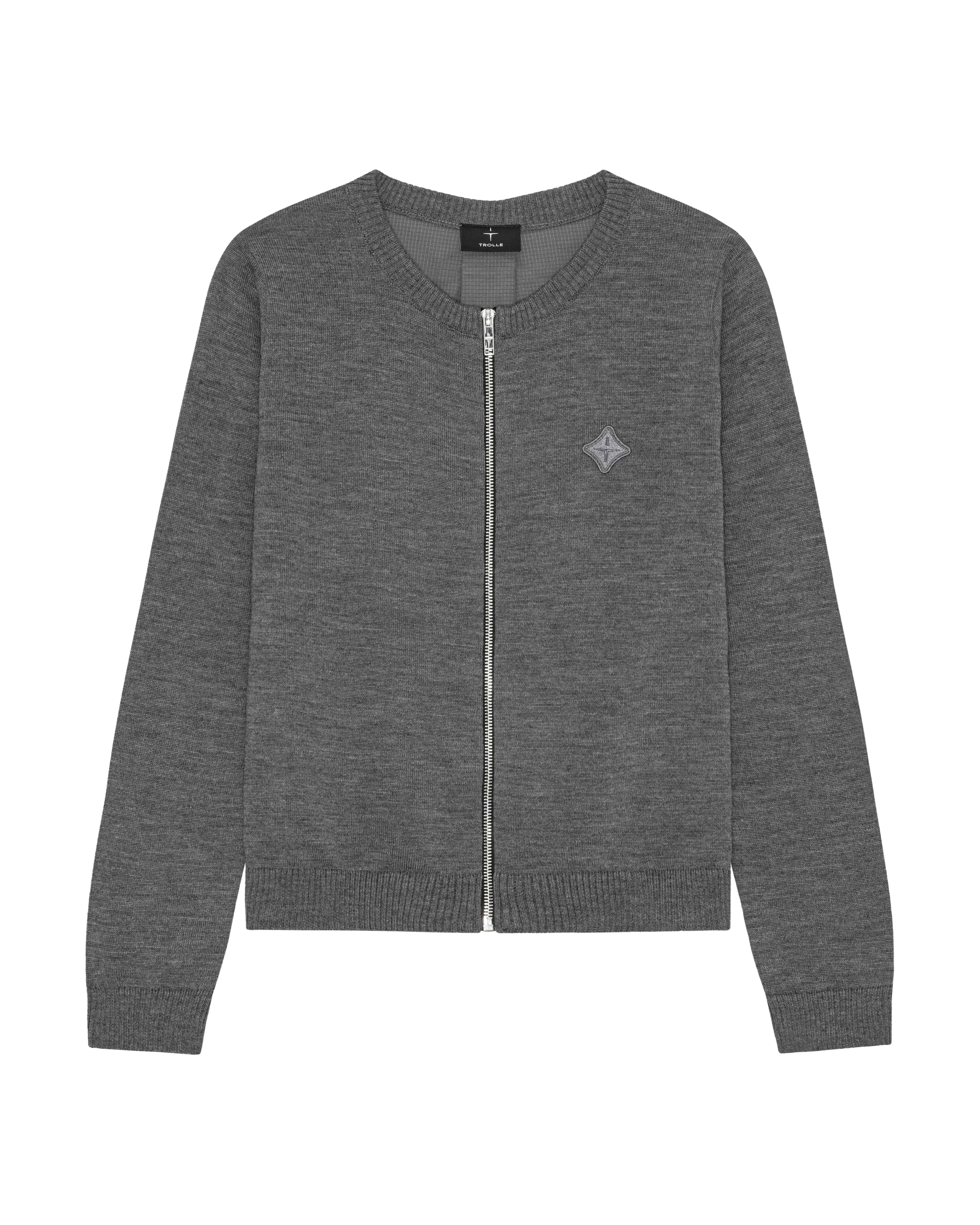 Trolle Projects Tech Uld Zip Cardigan