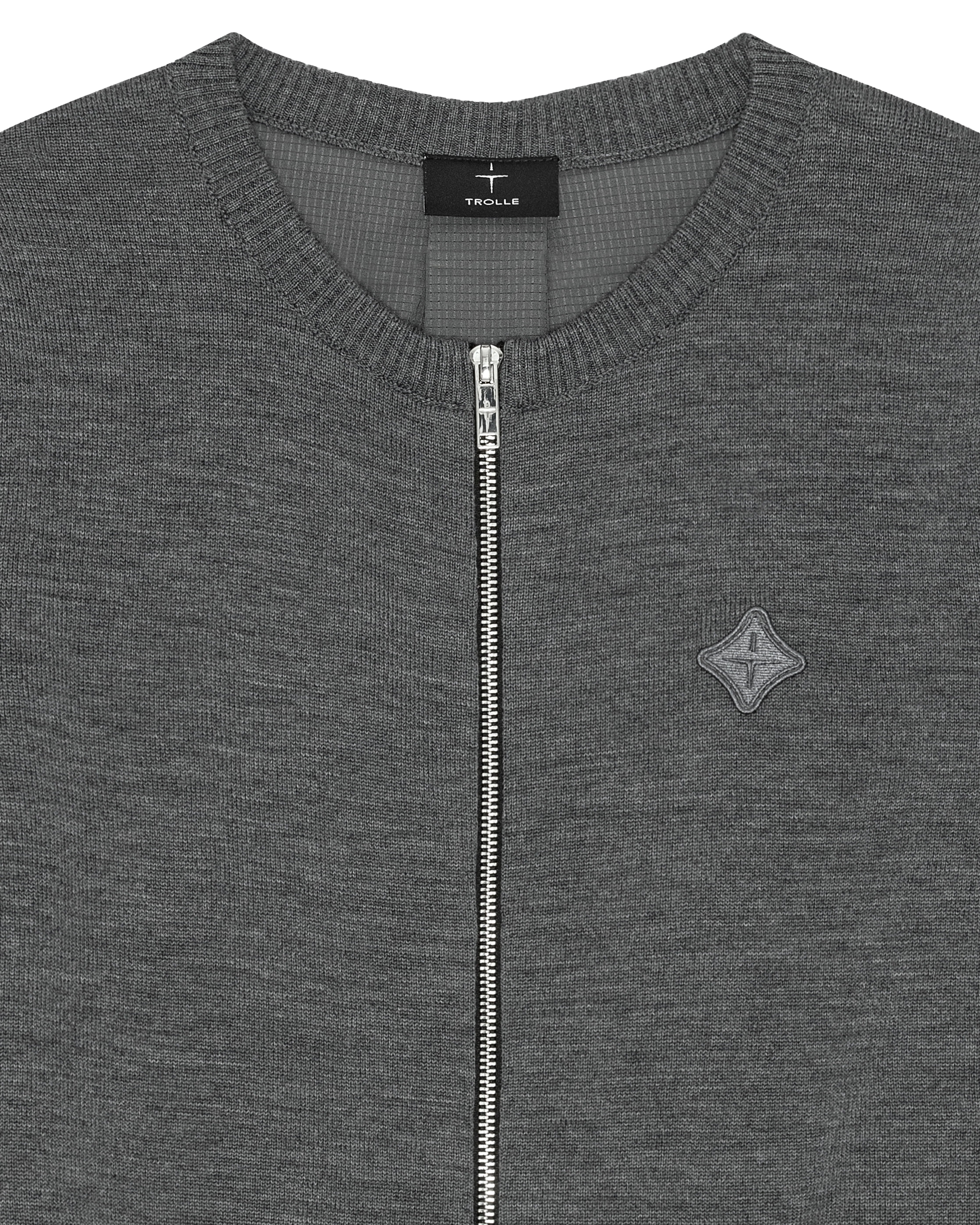 Trolle Projects Tech Uld Zip Cardigan