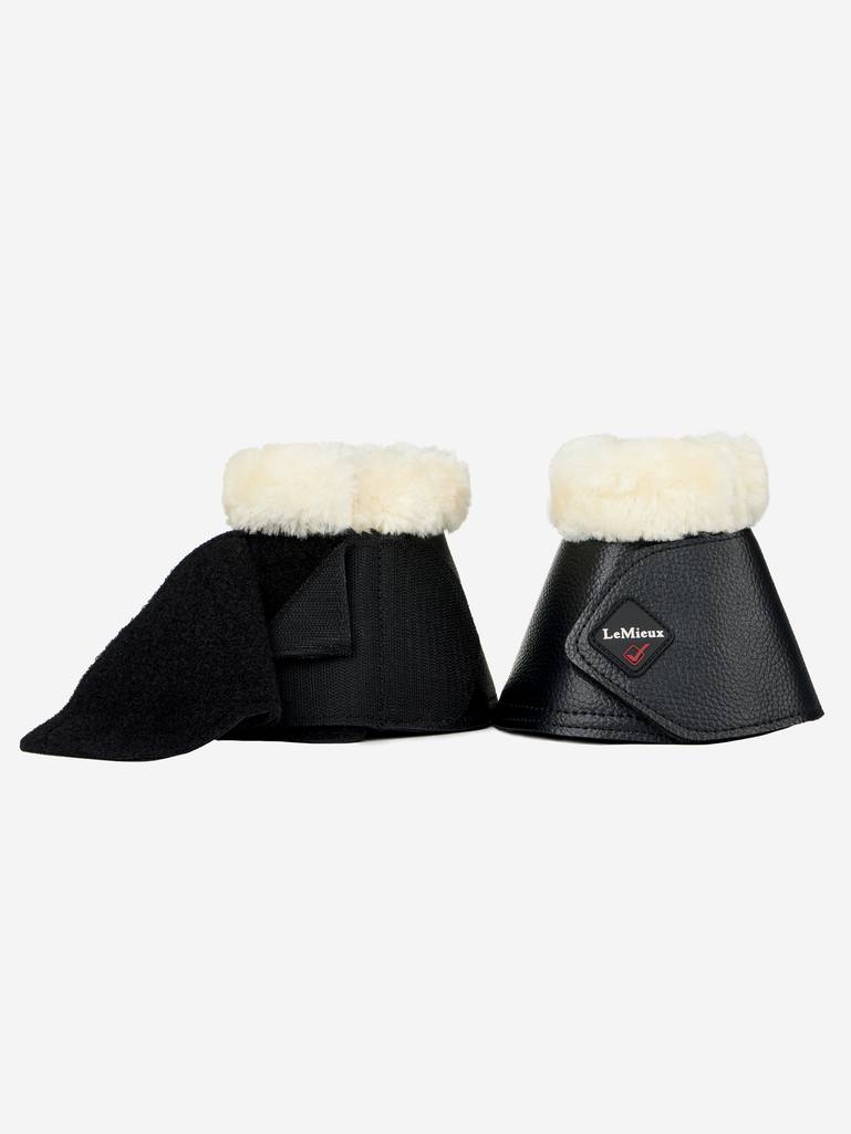 LeMieux Fleece Wrapround Klokke - Sort/Natur