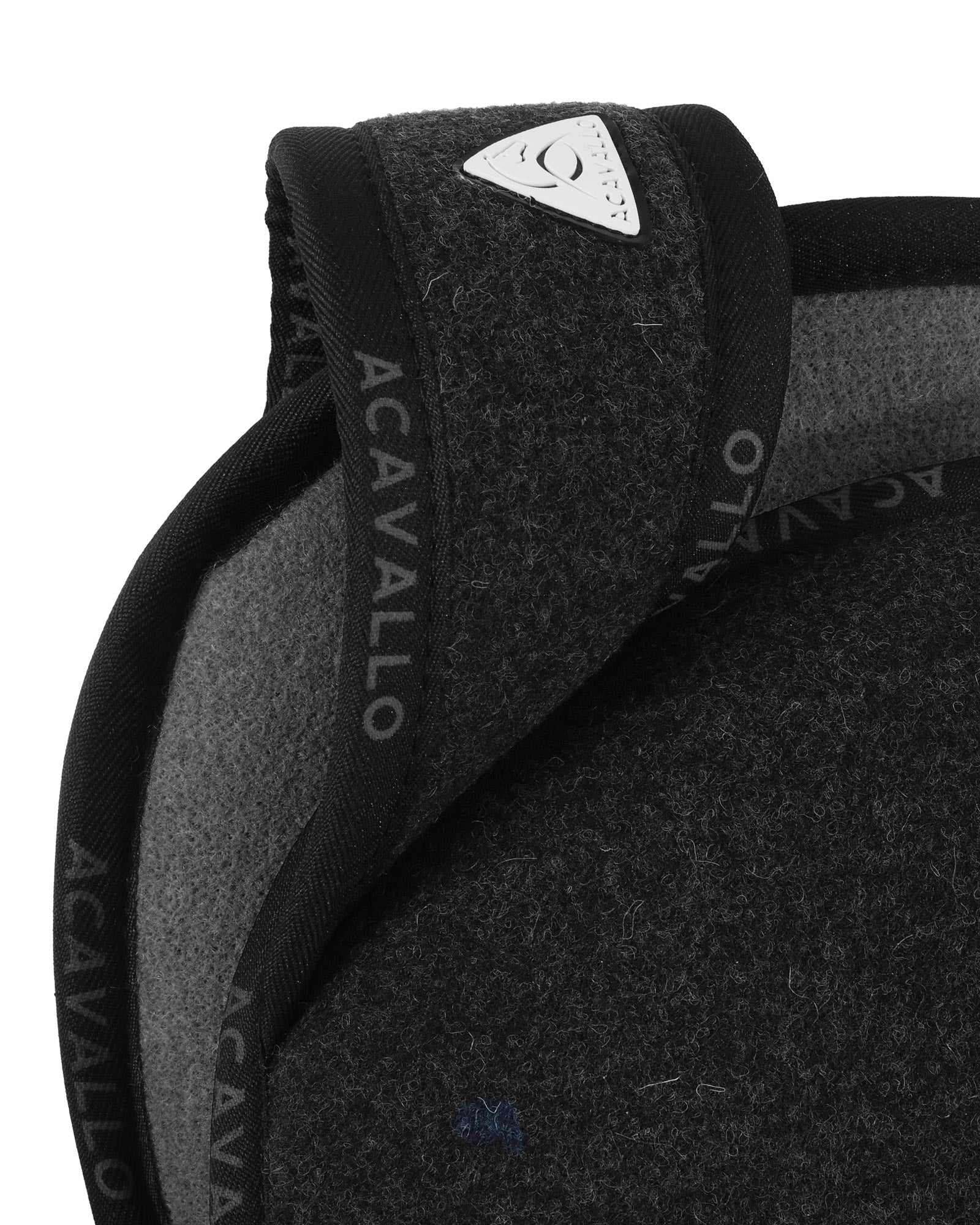 Acavallo Withers Free Pad M.Memory & Dobbelt Filt - Sort