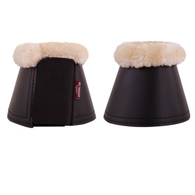 BR Klokke Med Imiteret Lam - Sort