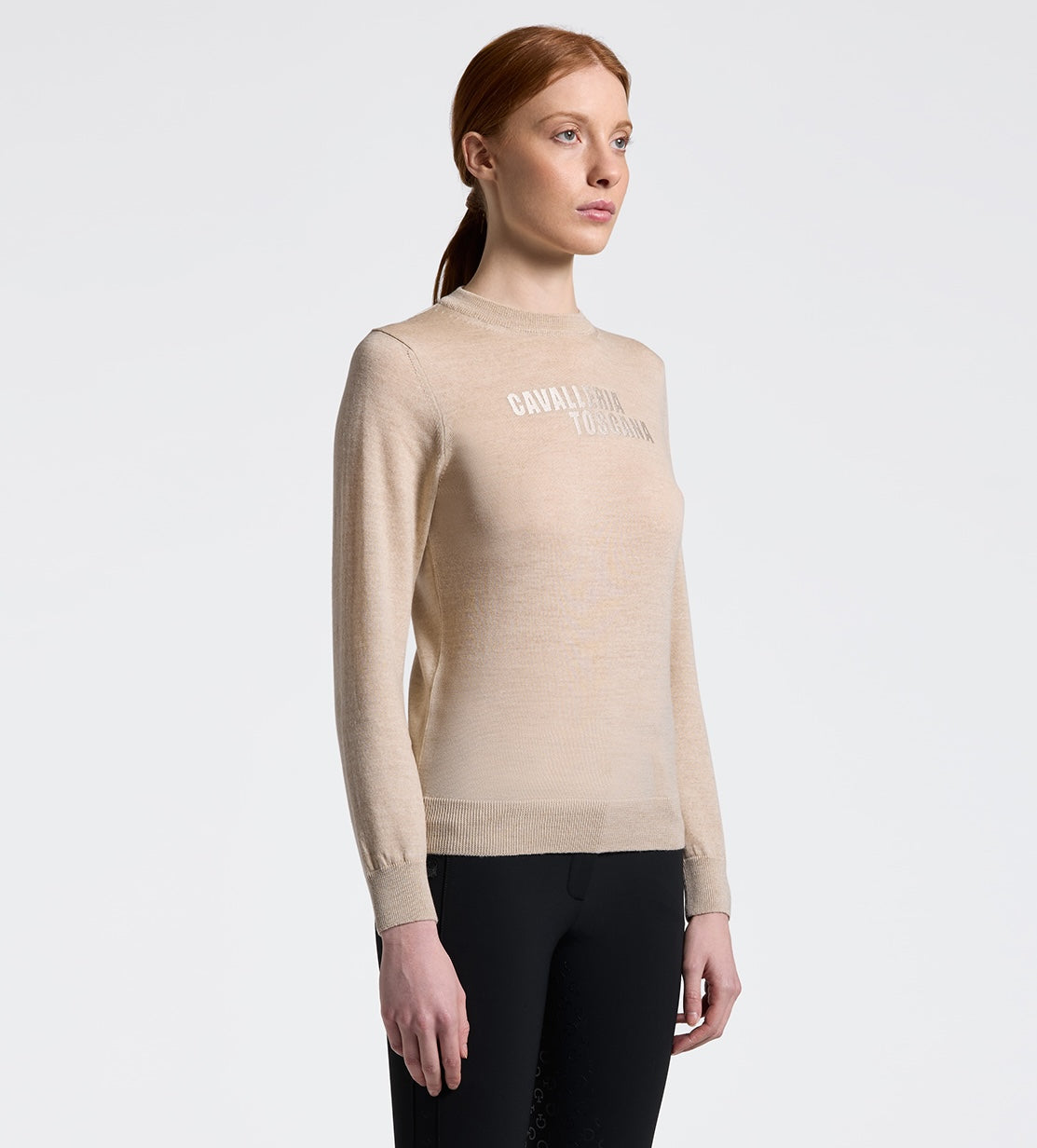 Cavalleria Toscana Crew Neck Sweater - Beige