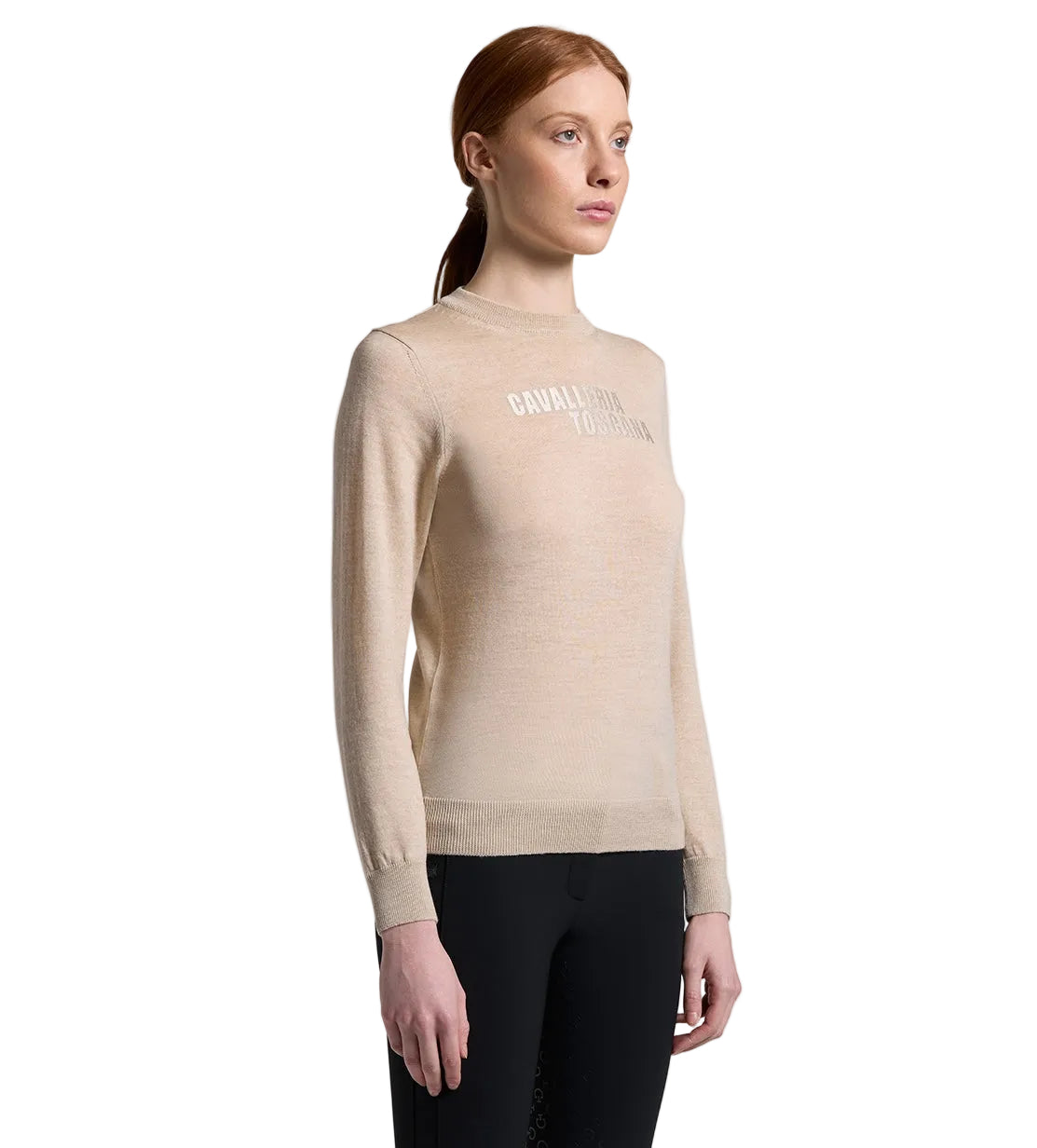 Cavalleria Toscana Crew Neck Sweater - Beige