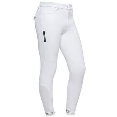 Cavalleria Toscana Horse Rider Ridebukser m. Knægrip til Drenge - Hvid