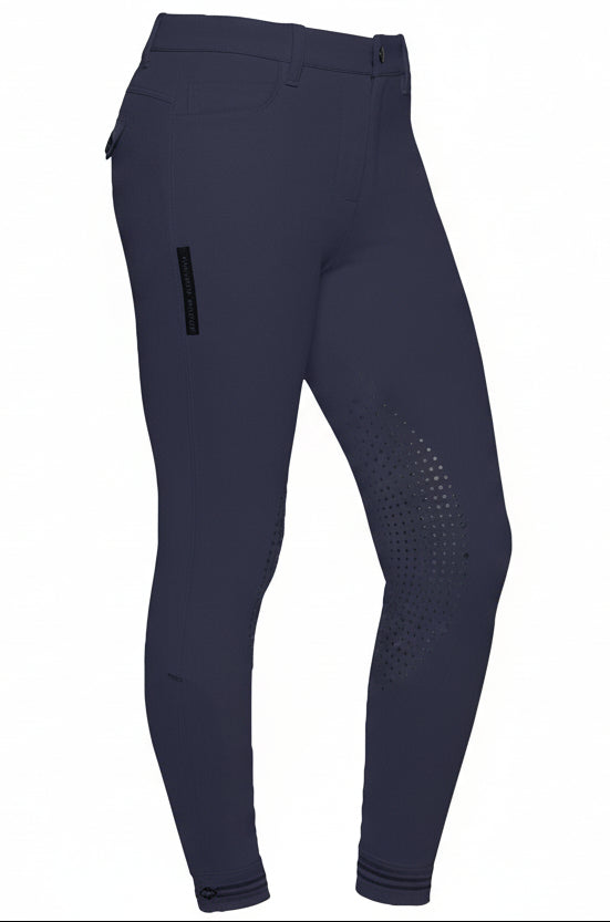 Cavalleria Toscana Horse Rider Ridebukser m. Knægrip til Drenge - Navy