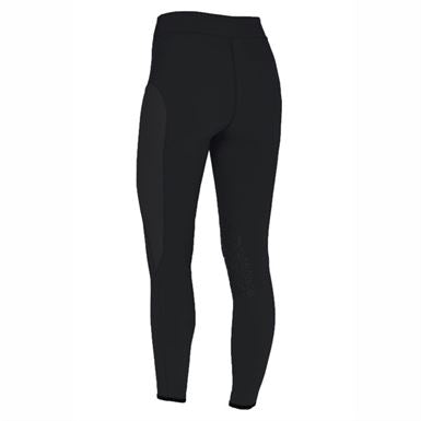 Cavalleria Toscana High-wasited Jersey Tights m. Knægrip - Sort
