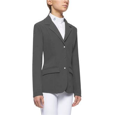 Cavalleria Toscana Zip Stævnejakke til Børn - Lys Grå