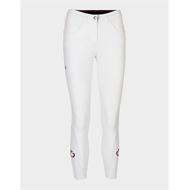 Cavalleria Toscana New Grip Ridebukser m. Knægrip til Herre - Hvid