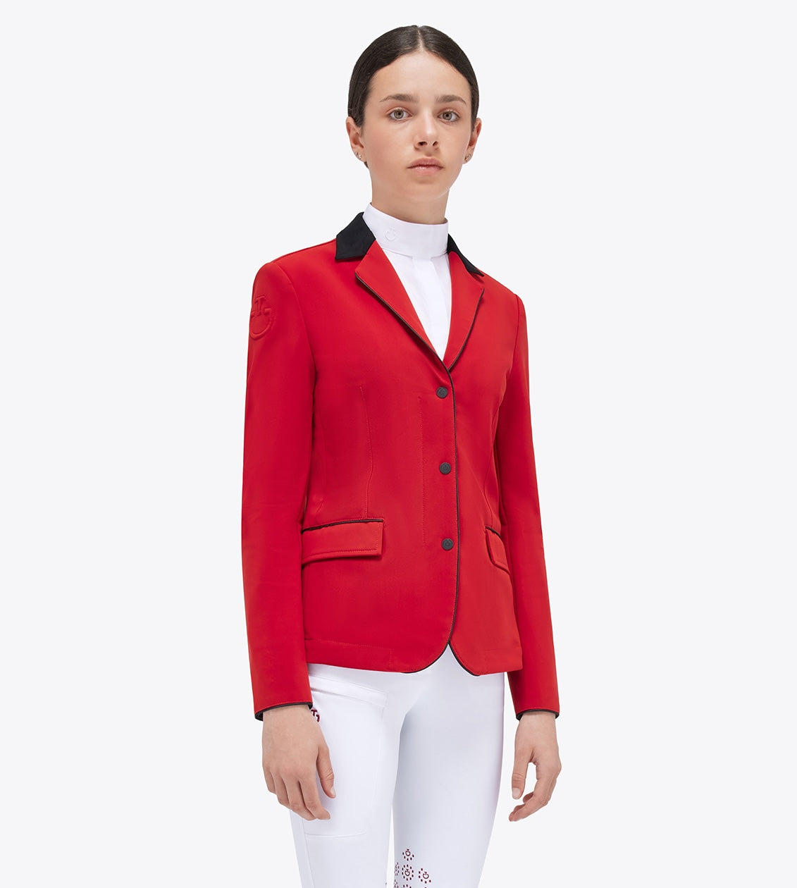 Cavalleria Toscana GP Zip Junior Stævnejakke - Rød