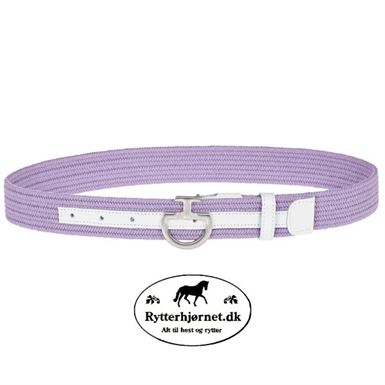 Cavalleria Toscana Womens Elastic Bælte Lilla/Hvid