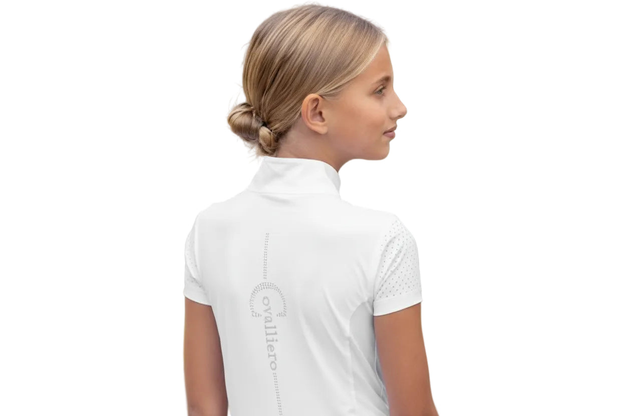 Covalliero Stævnebluse Børn - Hvid