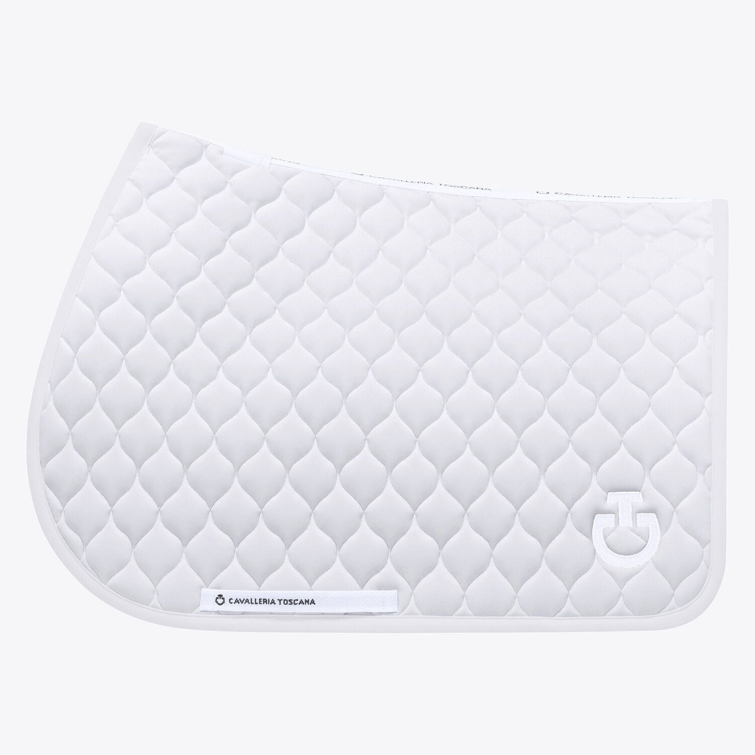 Cavalleria Toscana Circular Quilted Springunderlag - Light Grey