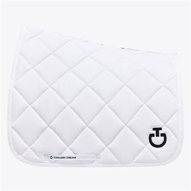 Cavalleria Toscana Diamond Quilted Dressurunderlag - Hvid