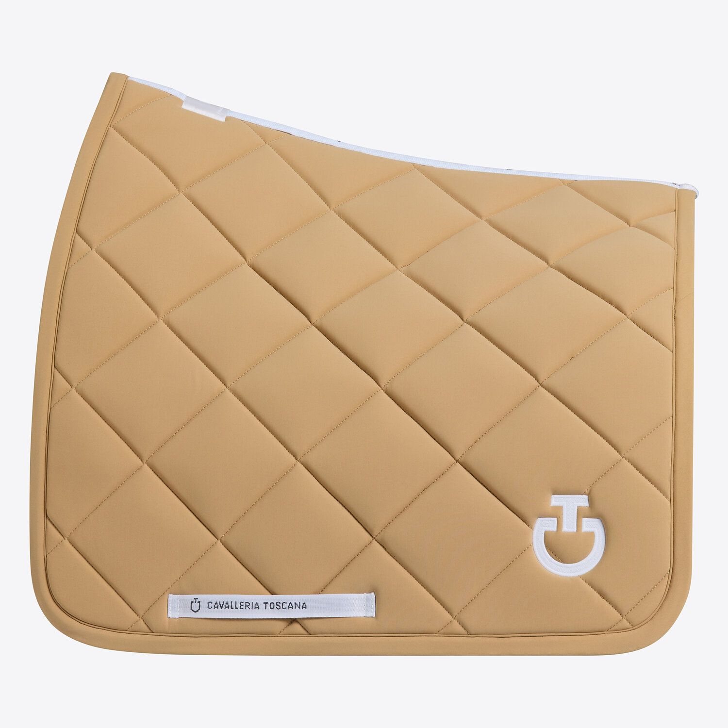Cavalleria Toscana Diamond Quilted Dressurunderlag - Tan