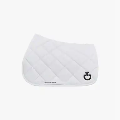 Cavalleria Toscana Diamond Quilted Springunderlag - Hvid