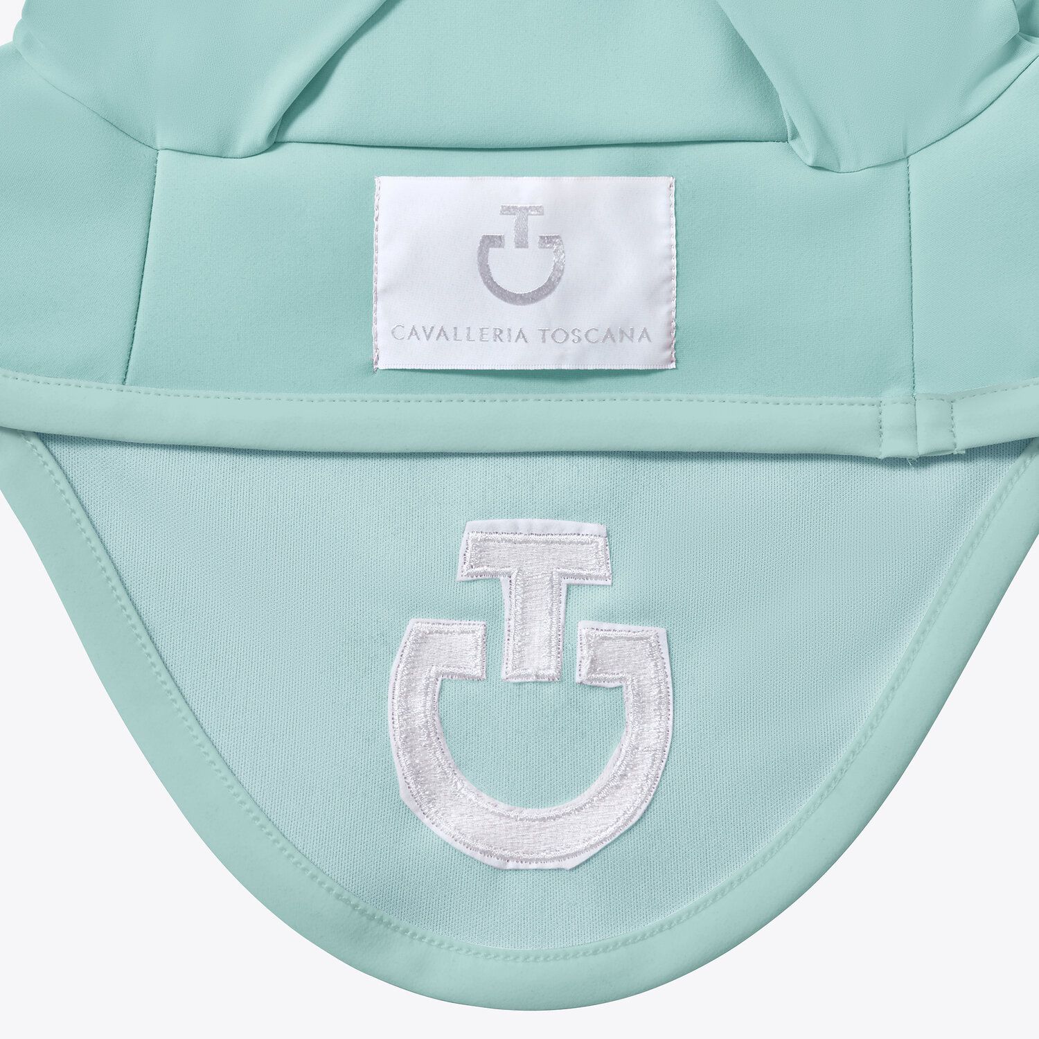 Cavalleria Toscana Light Weight Jersey Stripe Hut - Light Teal Green