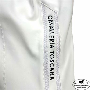 Cavalleria Toscana Elegant Embroidery Ridebukser - Hvid