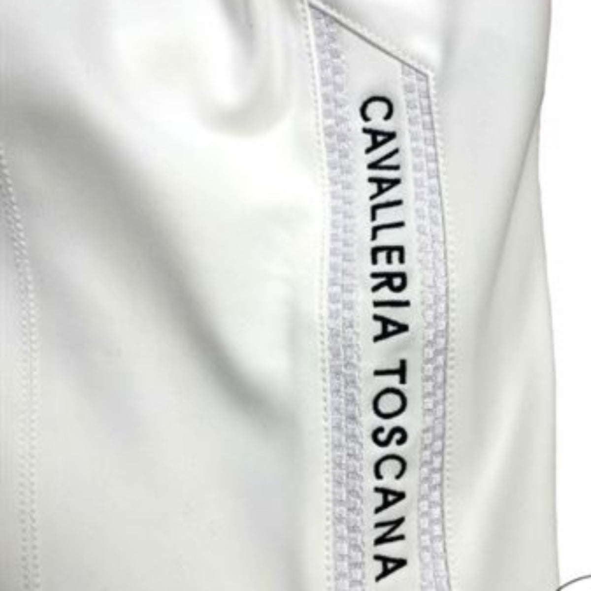 Cavalleria Toscana Elegant Embroidery Ridebukser - Hvid