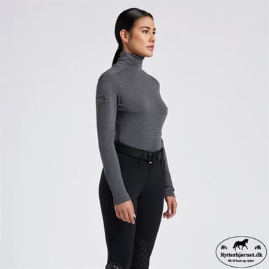 Cavalleria Toscana Tech Wool Turtleneck Shirt - Iron Grey