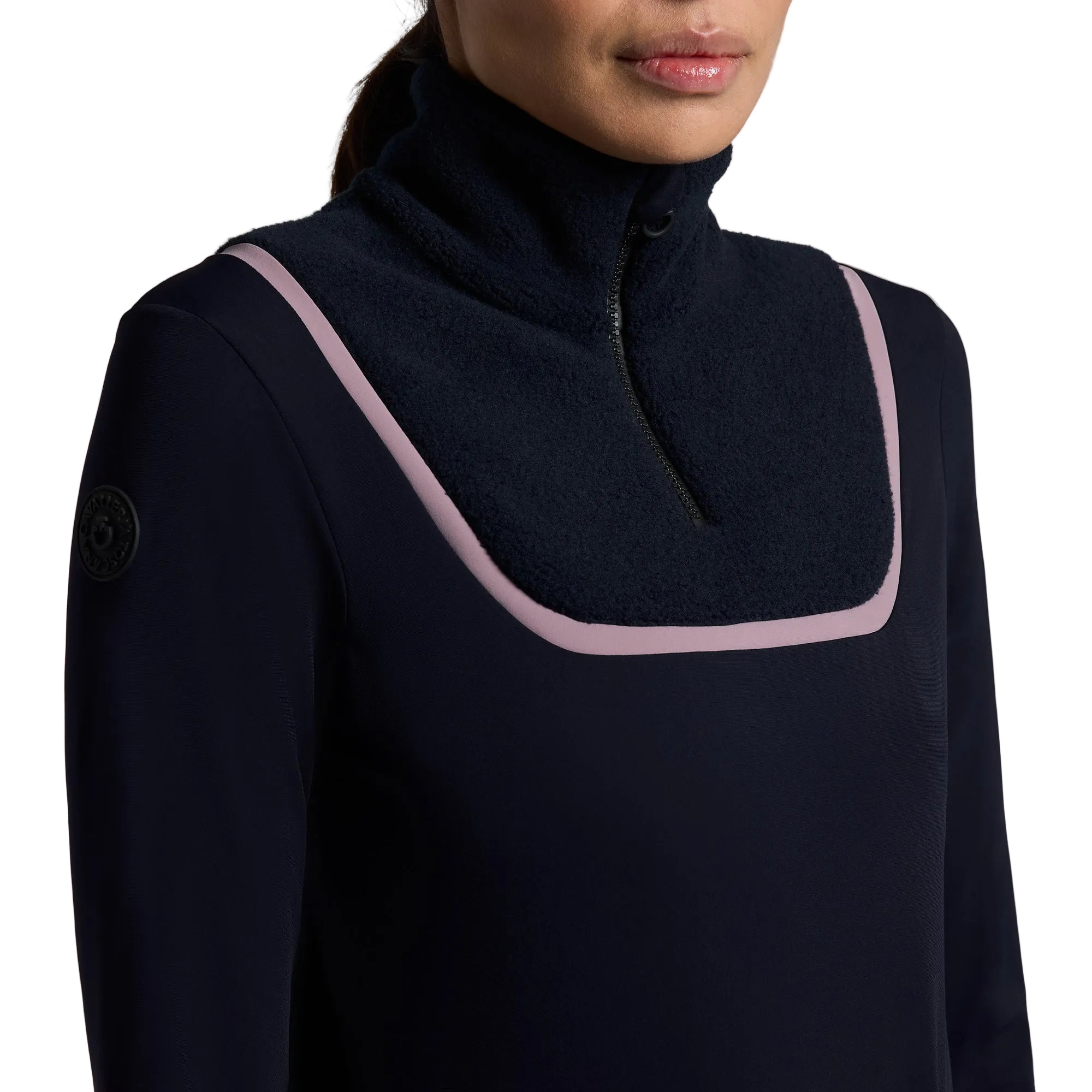 Cavalleria Toscana Jersey Fleece Bluse