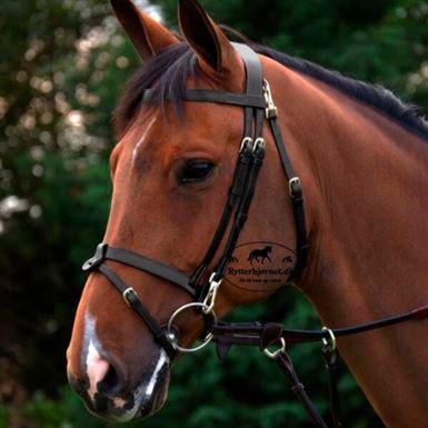 Dyon Working Trense m. Clips - Sort / Messing