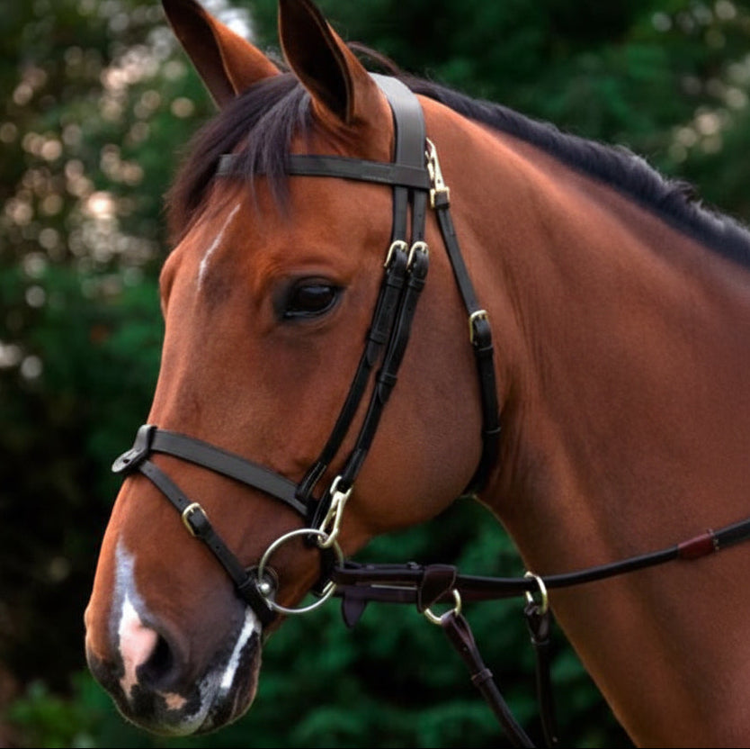 Dyon Working Trense m. Clips - Sort / Messing