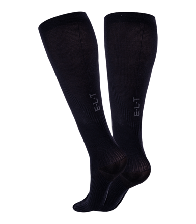 ELT Ridestrømper m. Kompression - Sort