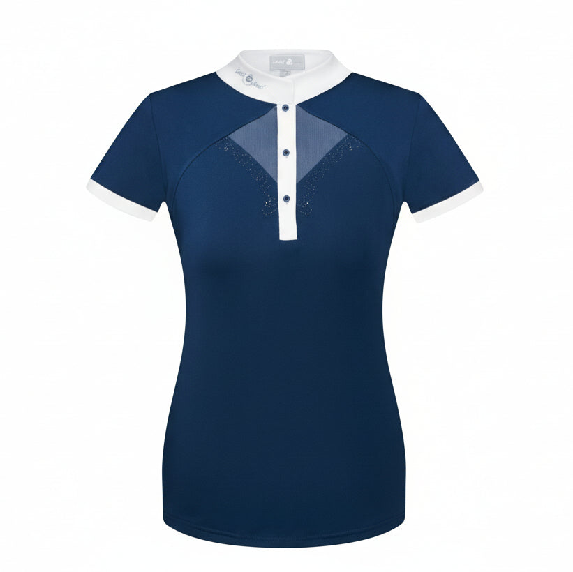 FairPlay Cathrine Stævneshirt - Navy/Hvid
