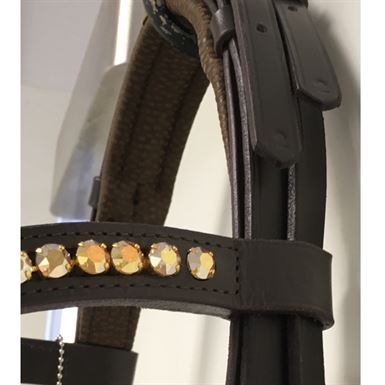 OS Florenz Kandar M.Nubuck & Messing Spænder - Negro