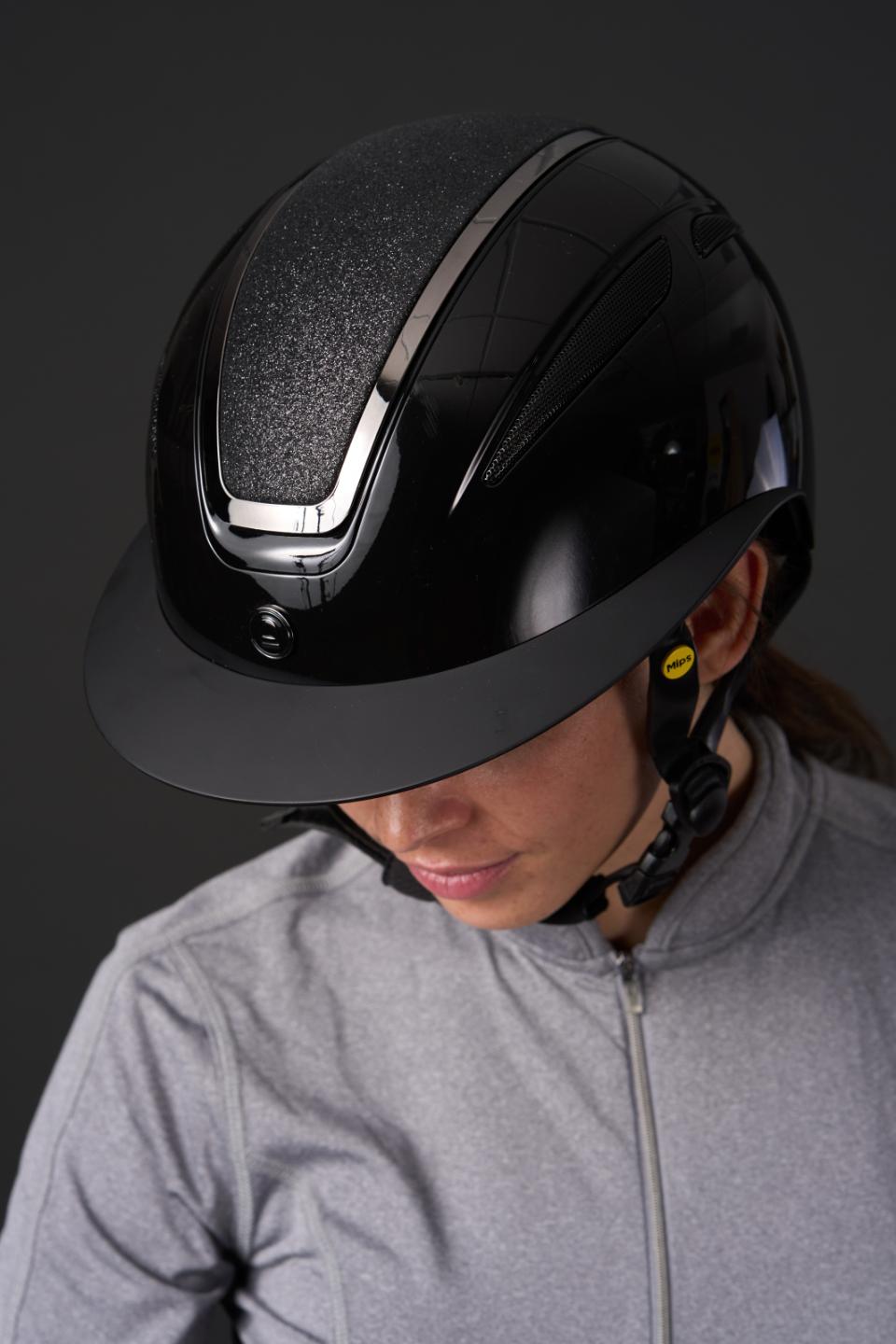 Equipage Mips Guardian Ridehjelm - Sort Glossy
