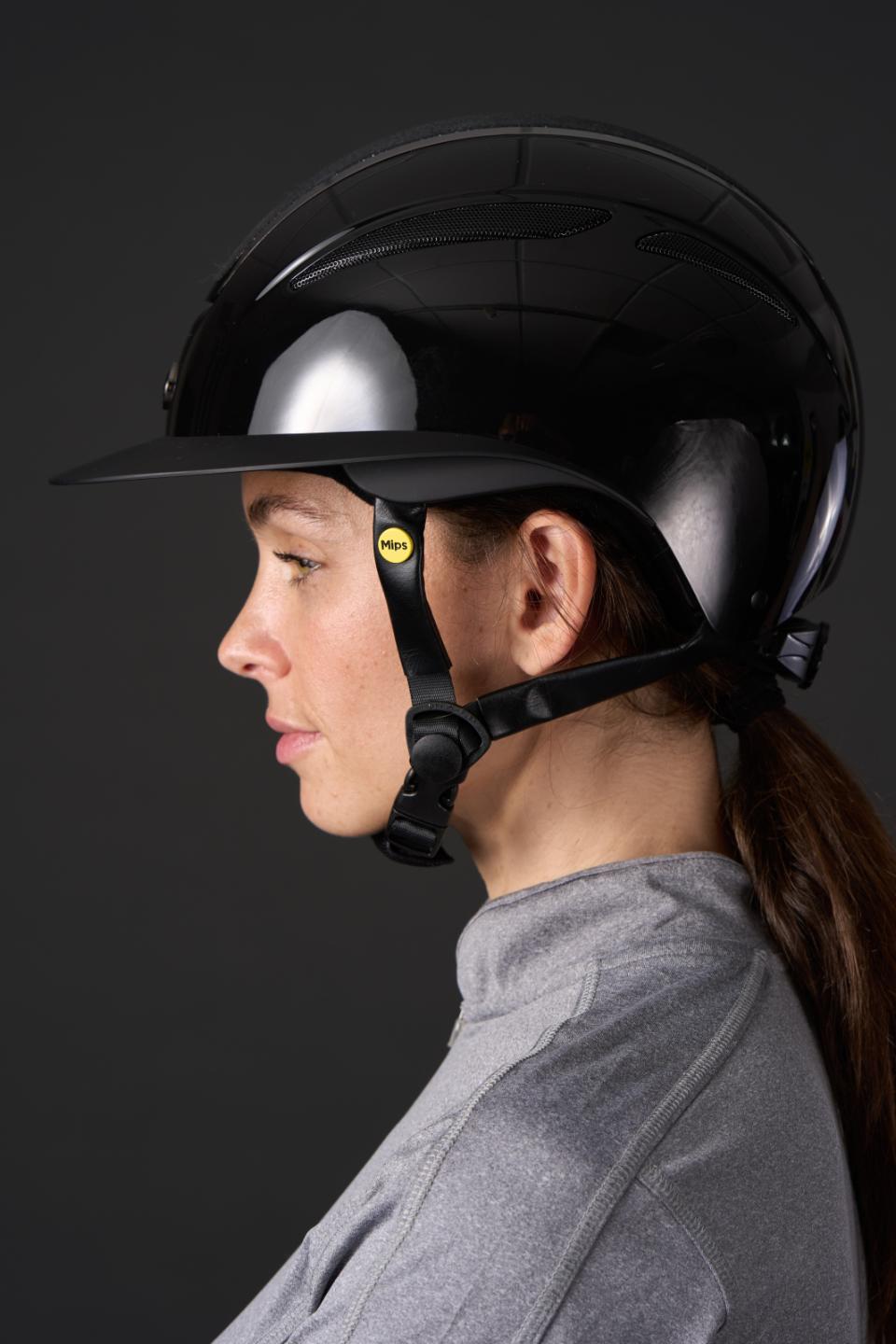 Equipage Mips Guardian Ridehjelm - Sort Glossy