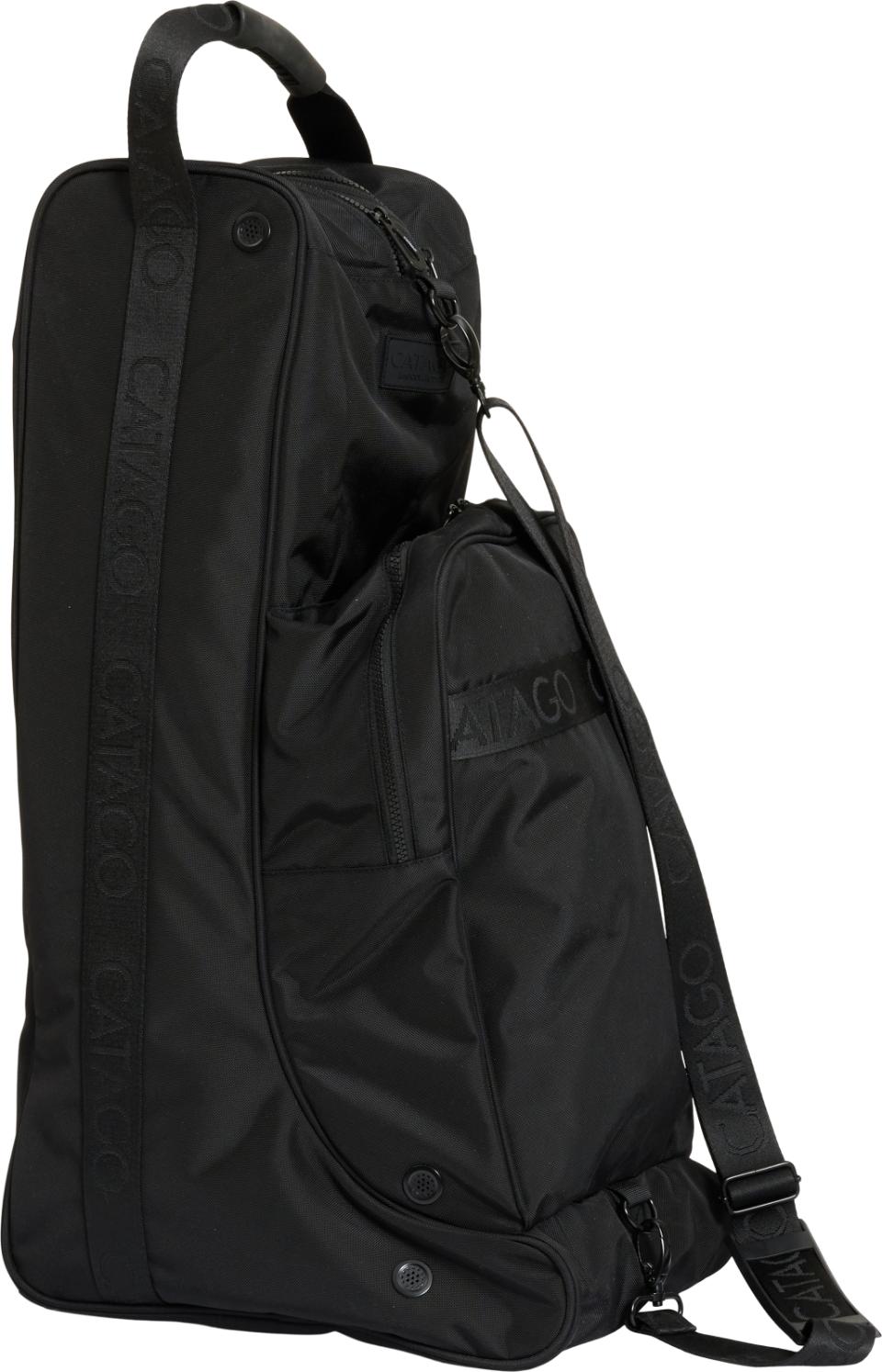 Catago Hjelm og Støvletaske - Sort