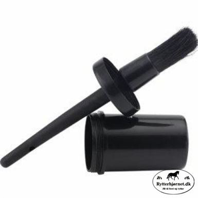 Hovolie pensel med bøtte - sort