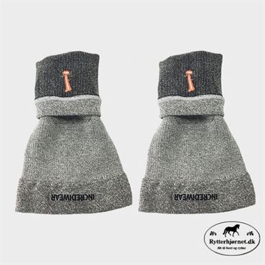 Incrediwear Circulation Hoof Socks, Par - Grå