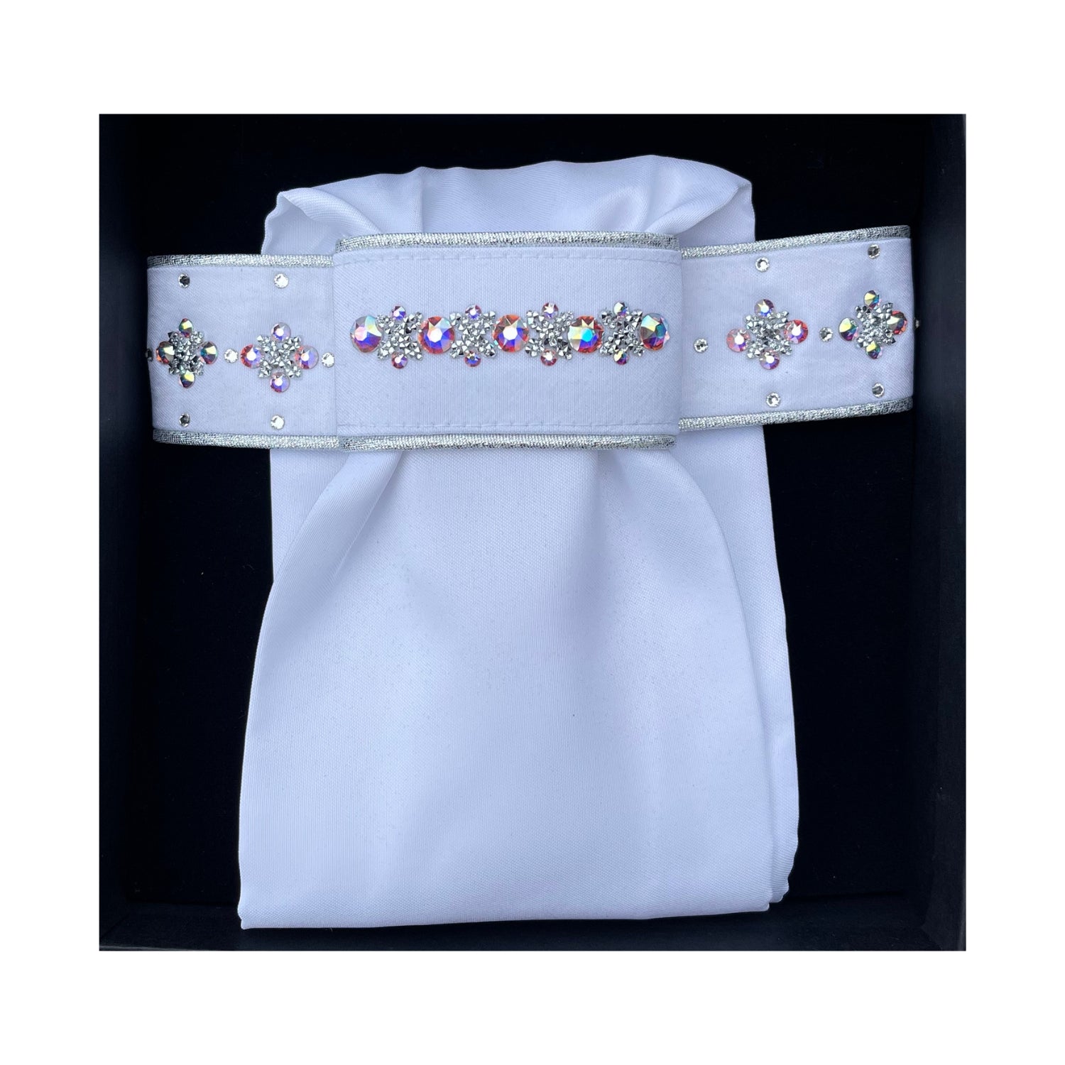 JUDI Royal Allure Plastron Silver Piping - Traverso Clear