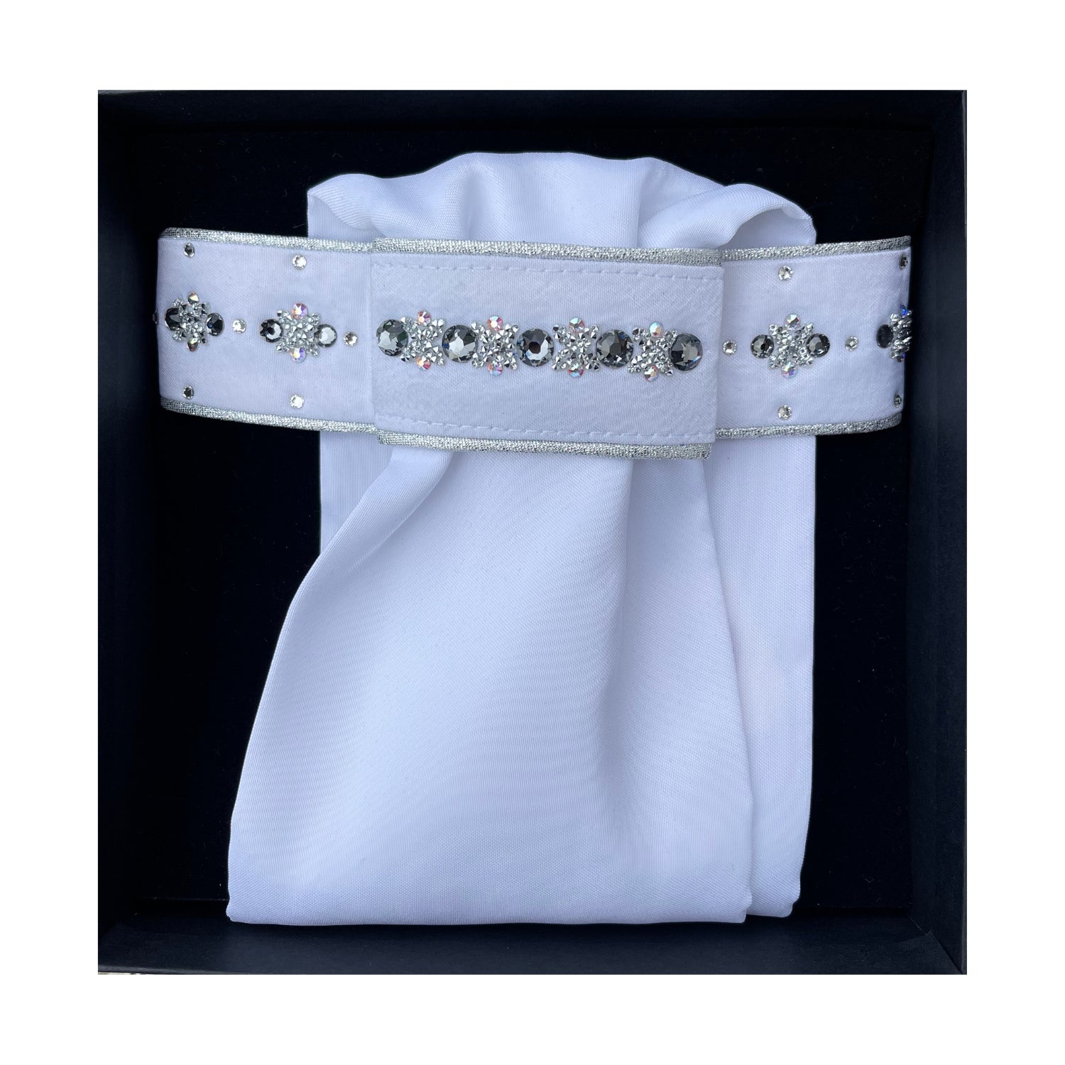 JUDI Royal Allure Plastron Silver Piping - Traverso Clear