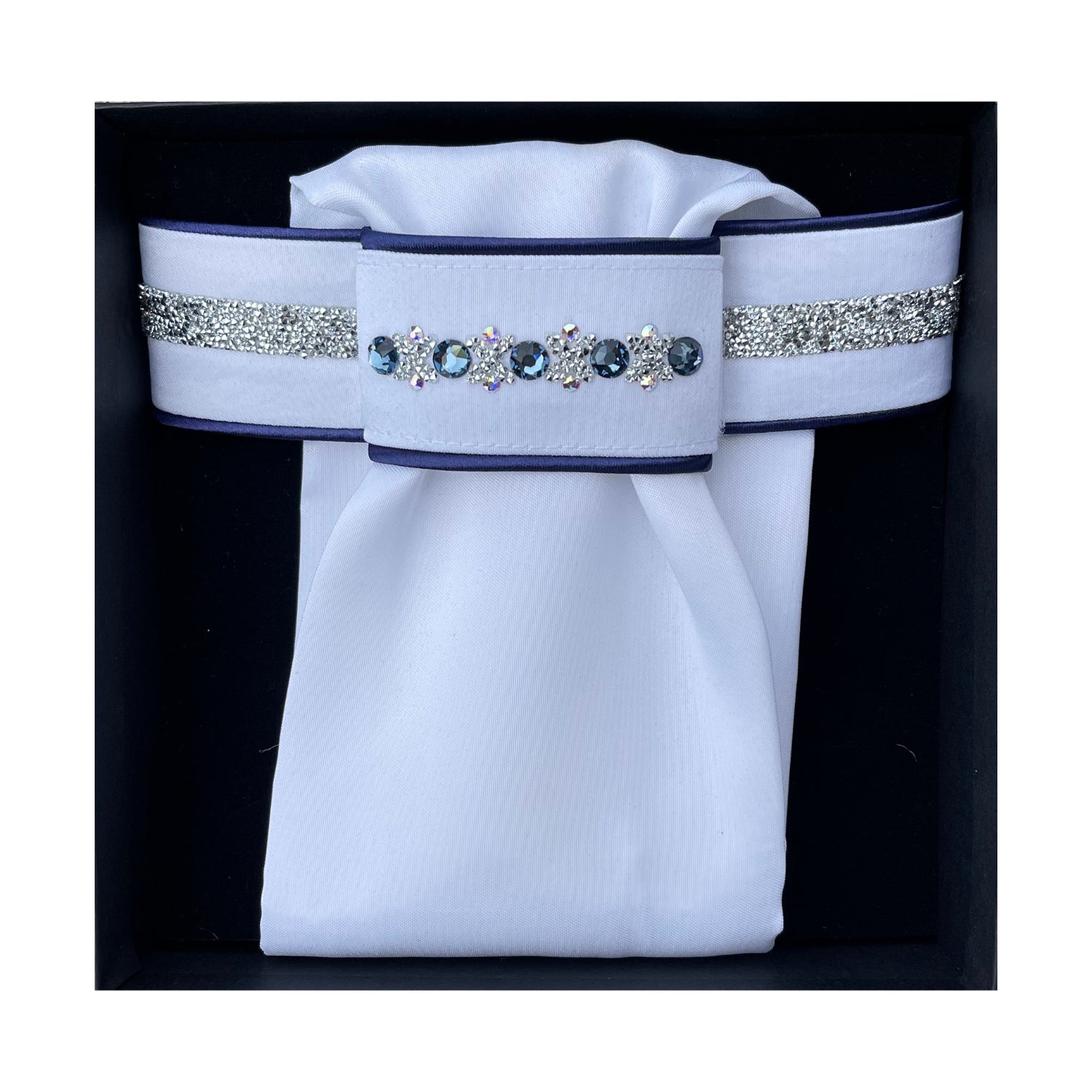JUDI Rocks Clear Plastron Blue Piping - Traverso Clear