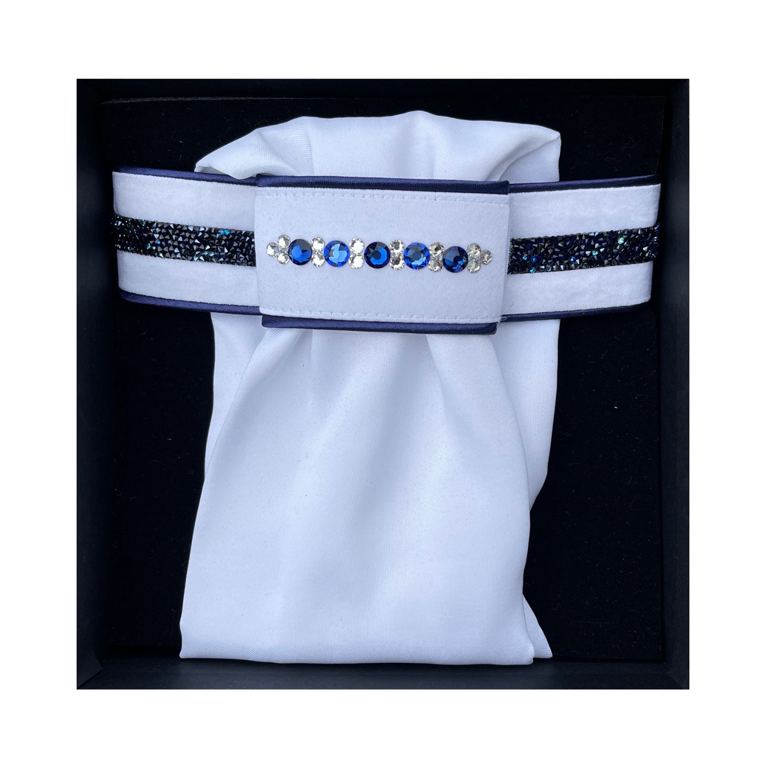 JUDI Rocks Dark Blue Plastron Blue Piping - Onyx