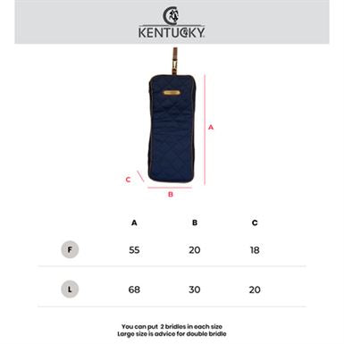 Kentucky Trensetaske Large - Navy
