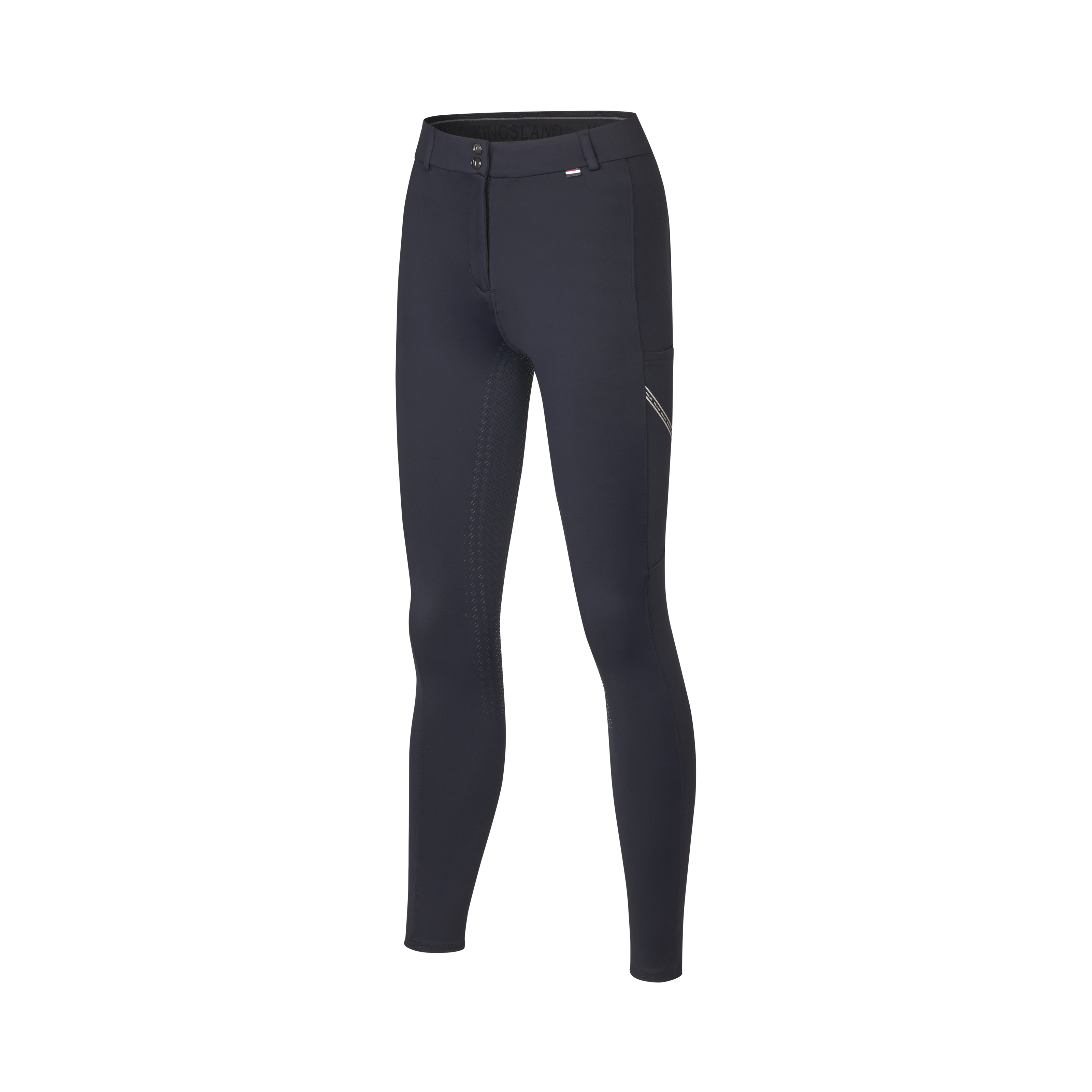Kingsland Kaya H Shape Fuldgrip Ridebukser - Navy