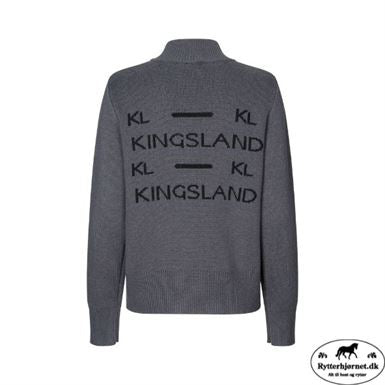 Kingsland Villut Strikket Pullover - Grey Forged Iron
