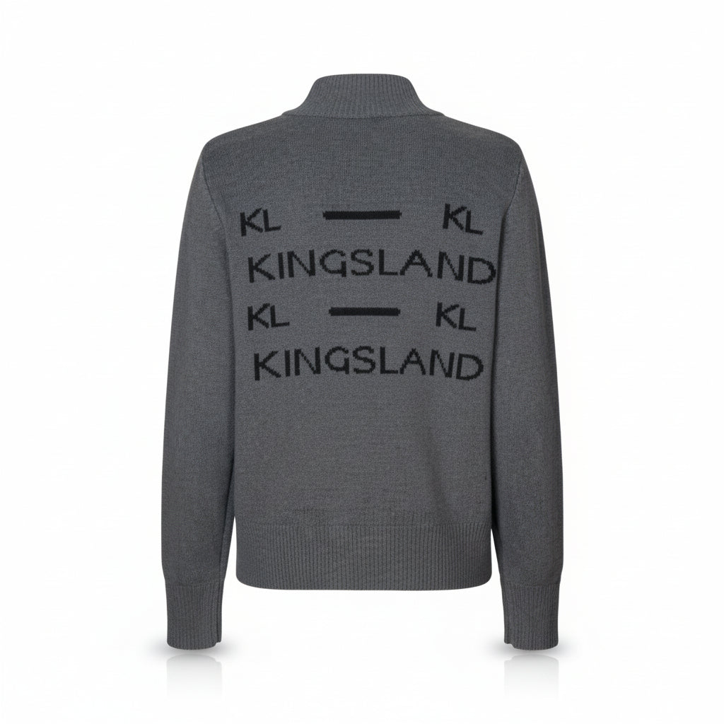Kingsland Villut Strikket Pullover - Grey Forged Iron