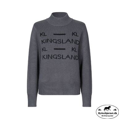 Kingsland Villut Strikket Pullover - Grey Forged Iron