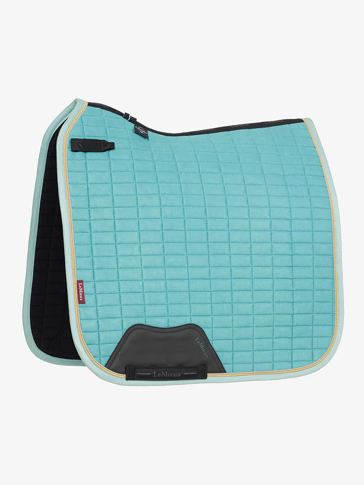 LeMieux Suede Square Dressurunderlag - Lagoon