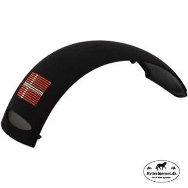 OneK Top Danmark Flag til Convertible Ridehjelm - Sort