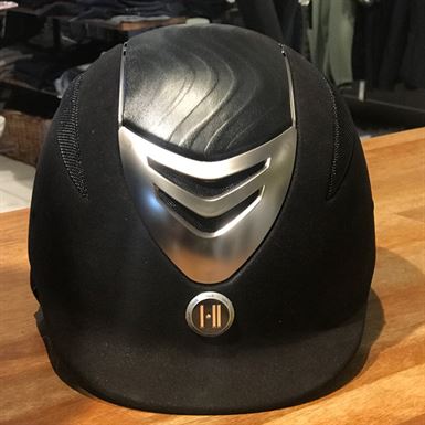 OneK Defender Chamude Ridehjelm m. Lædertop - Sort