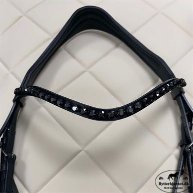 OS Elegant Trense m. Hannoveransk Næsebånd - Sort/Sort