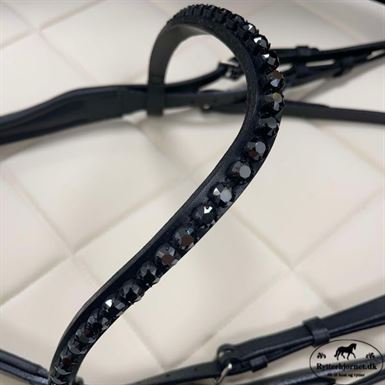 OS Elegant Trense m. Hannoveransk Næsebånd - Sort/Sort