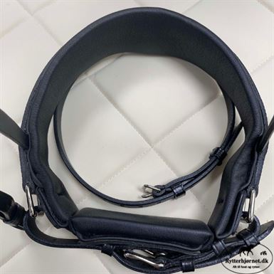 OS Elegant Trense m. FG Næsebånd Dot Anthra. - Sort