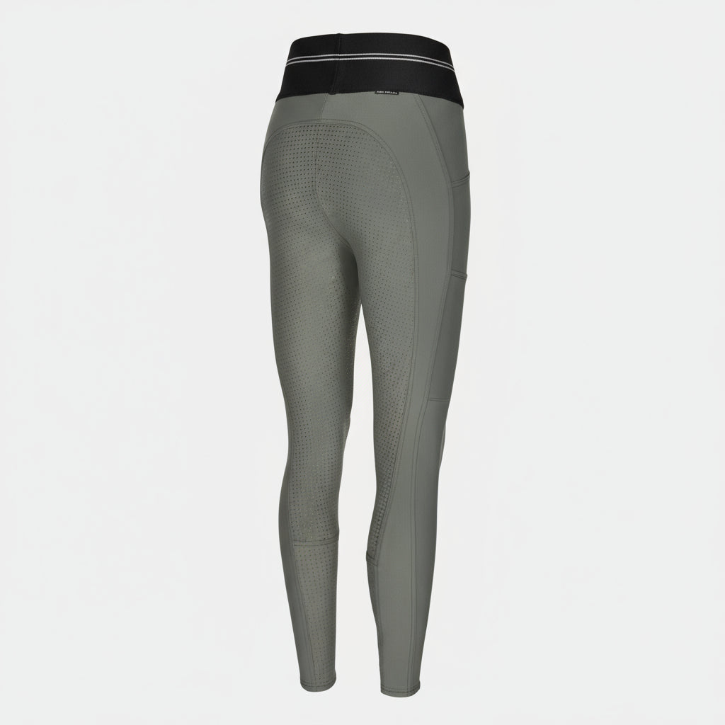 Pikeur Athleisure Gia II Tights m. Fuldgrip - Laurel Grøn